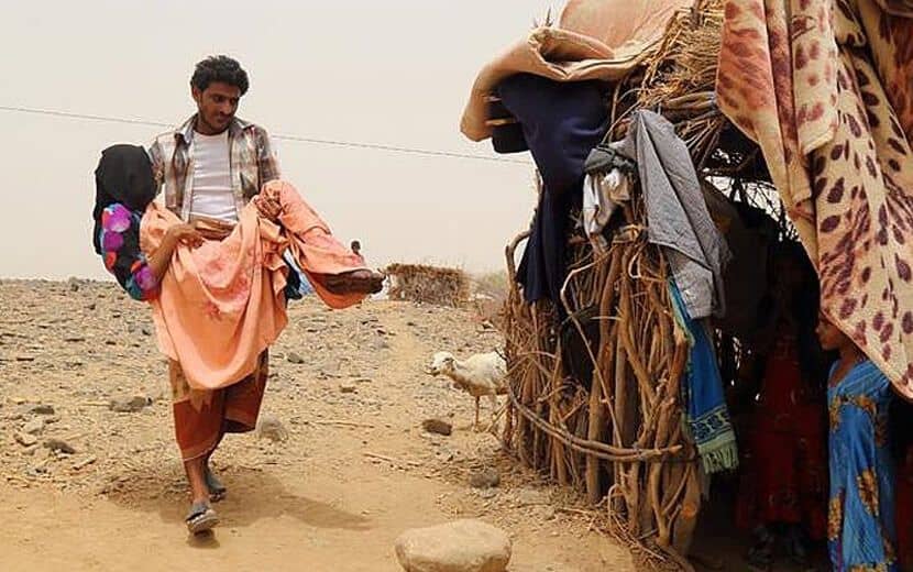 Yemenli Aileler Zor Durumda