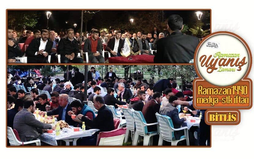 KÖKLÜ DEĞİŞİM MEDYA BİTLİS TEMSİLCİLİĞİ MEDYA-STK İFTARI PAZAR GÜNÜ GERÇEKLEŞTİRİLDİ