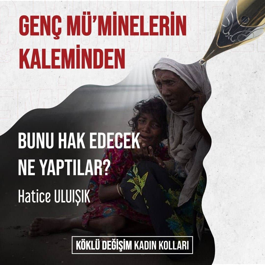 BUNU HAK EDECEK NE YAPTILAR?