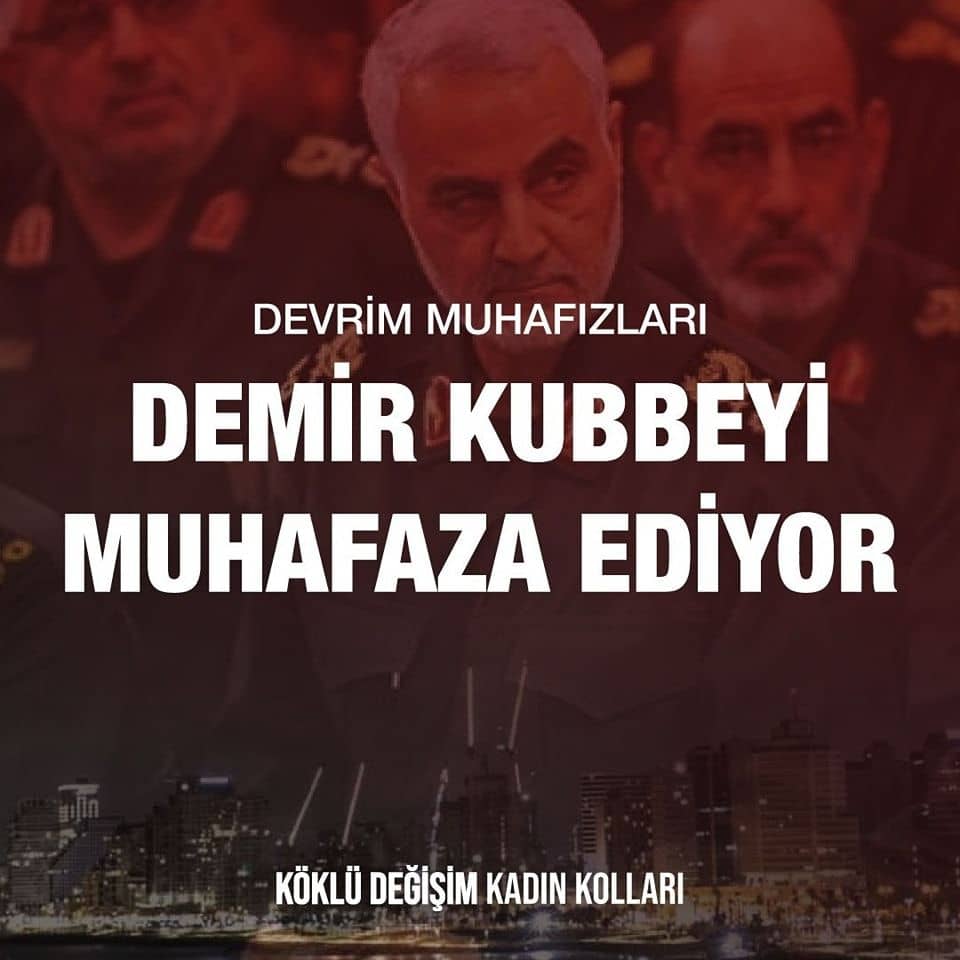 DEVRİM MUHAFIZLARI DEMİR KUBBEYİ MUHAFAZA EDİYOR