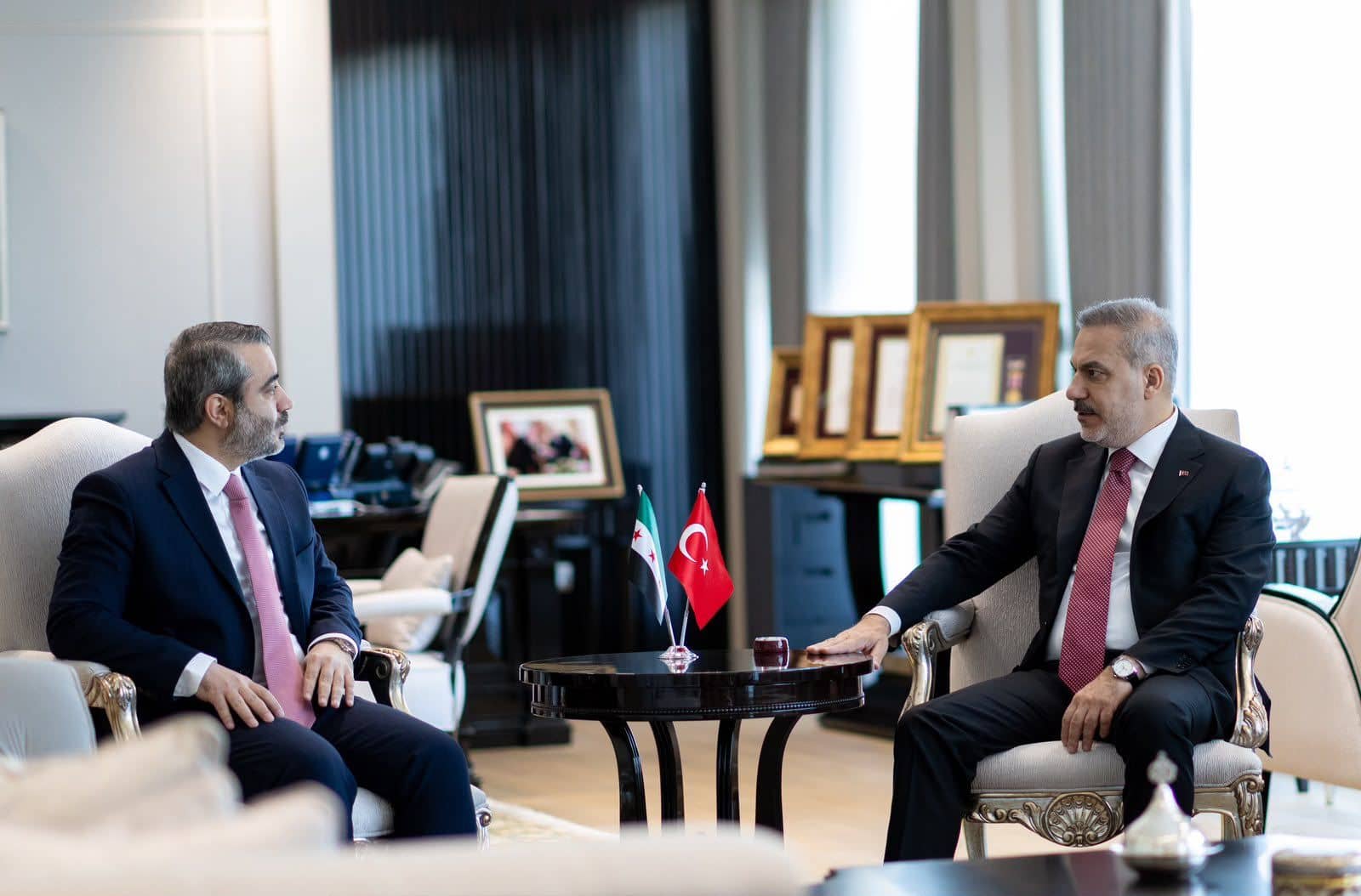 Şeybani Ankara’da: Fidan ve Kalın ile Görüştü