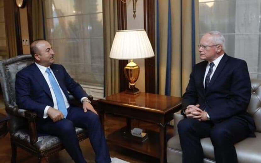 Çavuşoğlu Özel Temsilci Jeffrey İle Suriye’yi Görüştü