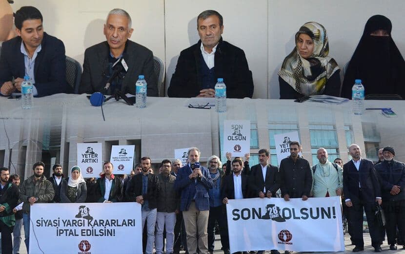 MAZLUMDER, “28 Şubat Yeter Artık!” Basın Açıklamasını Gerçekleştirdi