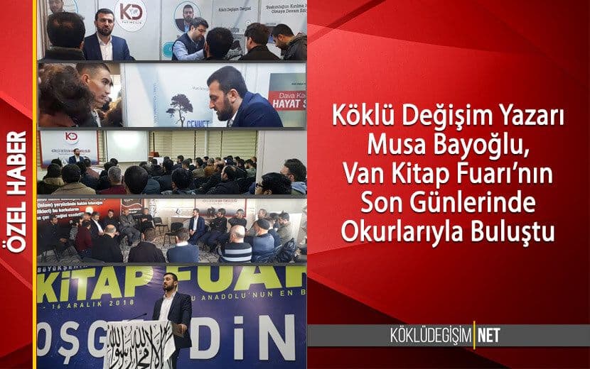 Musa Bayoğlu, Van Kitap Fuarı’nın Son Günlerinde Okurlarıyla Buluştu
