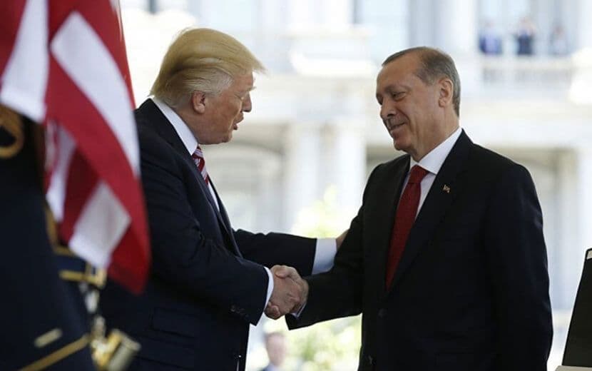 Erdoğan,Trump ile Görüştü