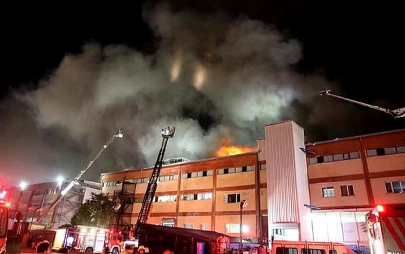 İstanbul’da Fabrika Yangını: 4 Ölü
