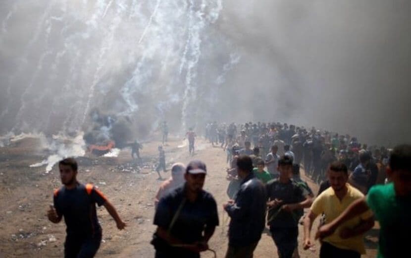 Gasıp Yahudi “İsrail”den Talimat: ’Filistinli Protestocuları Ayak Bileklerinden Vurun’