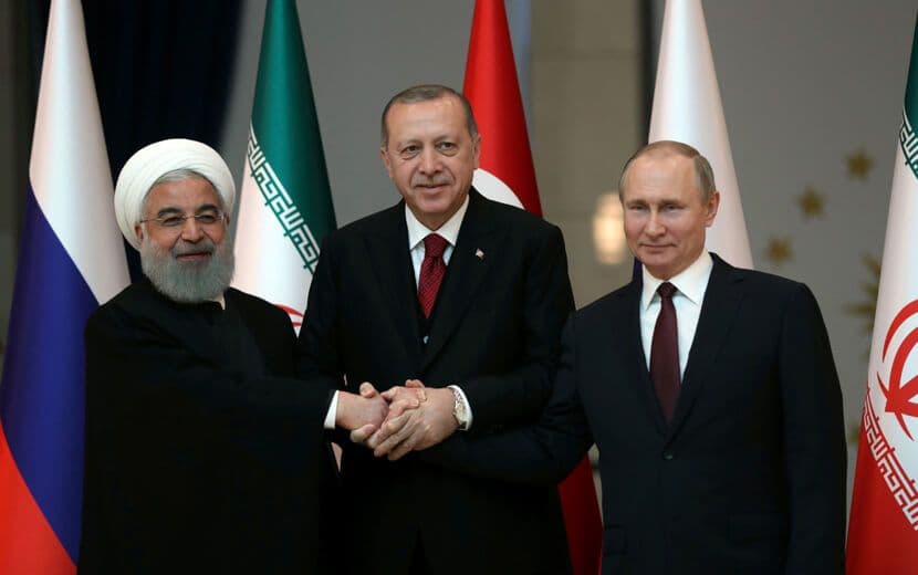 İhanet Üçlüsü Ankara’da!  ‘İdlib Konulu Üçlü Zirve’