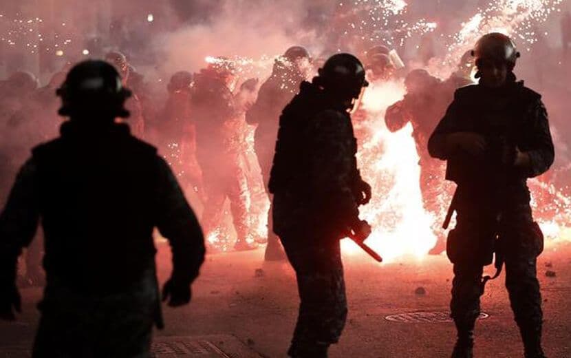 Lübnan’daki Protestolarda Şiddetli Çatışma!