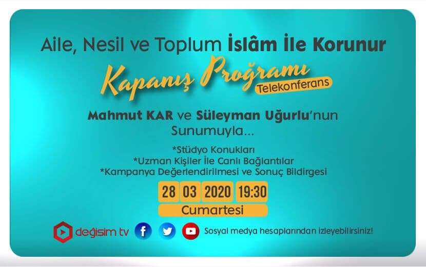 Kampanya Kapanış Programı / TELEKONFERANS