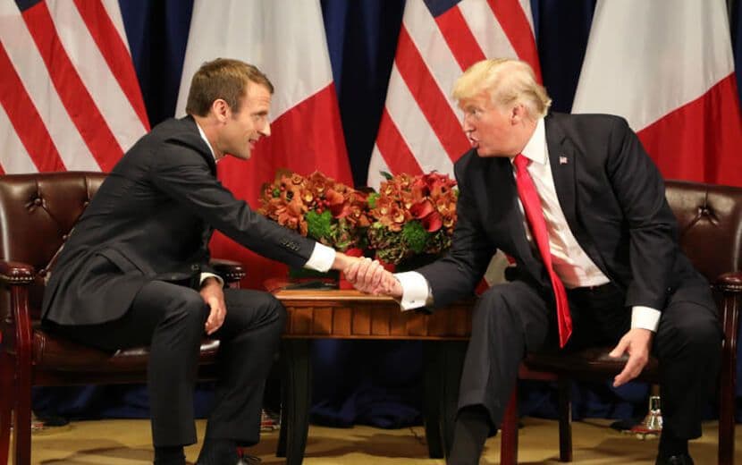 Trump ile Macron’dan Libya Görüşmesi