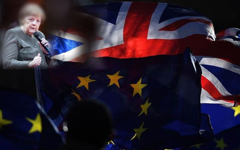 Merkel: “AB Anlaşmasız Bir Brexit’e Hazır Olmalı”