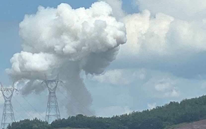 Havai Fişek Taşıyan Kamyonda Patlama