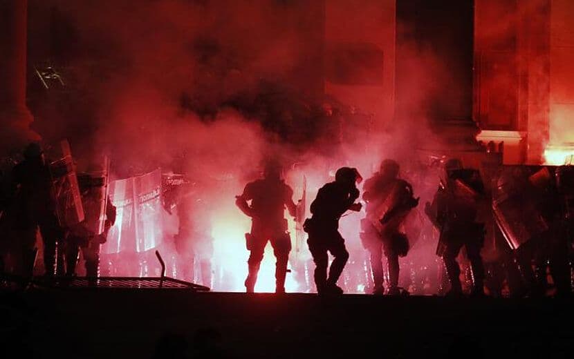 Sırbistan’da Protestolar ‘Hükümet Karşıtı’ Gösterilere Dönüştü