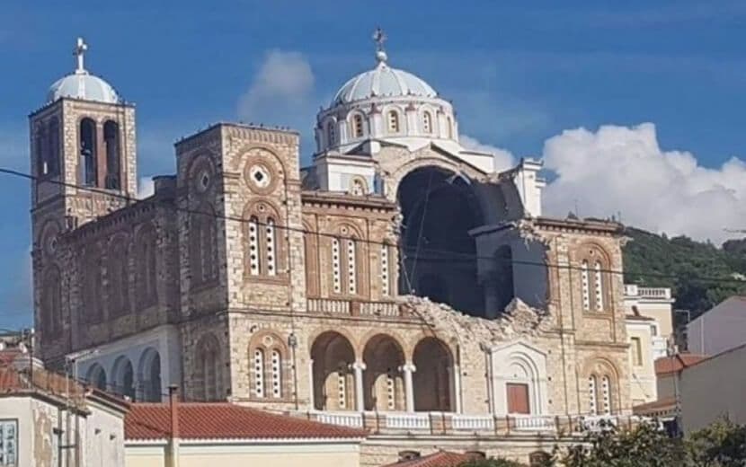 Deprem Yunanistan’da Yıkıma Yol Açtı