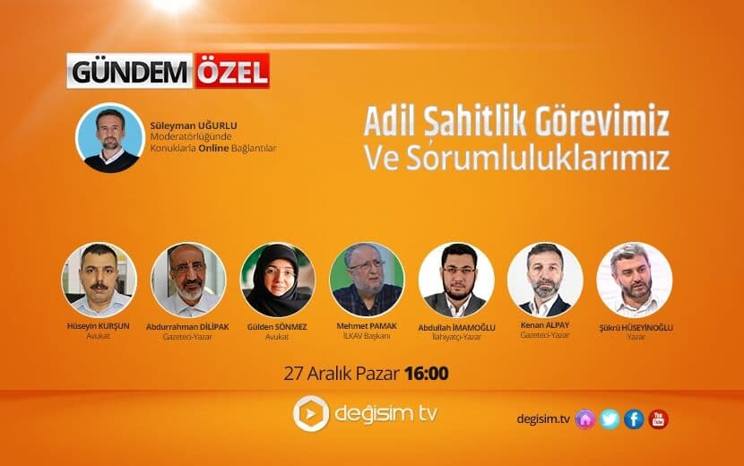 Gündem Özel Programı Değişim TV’de