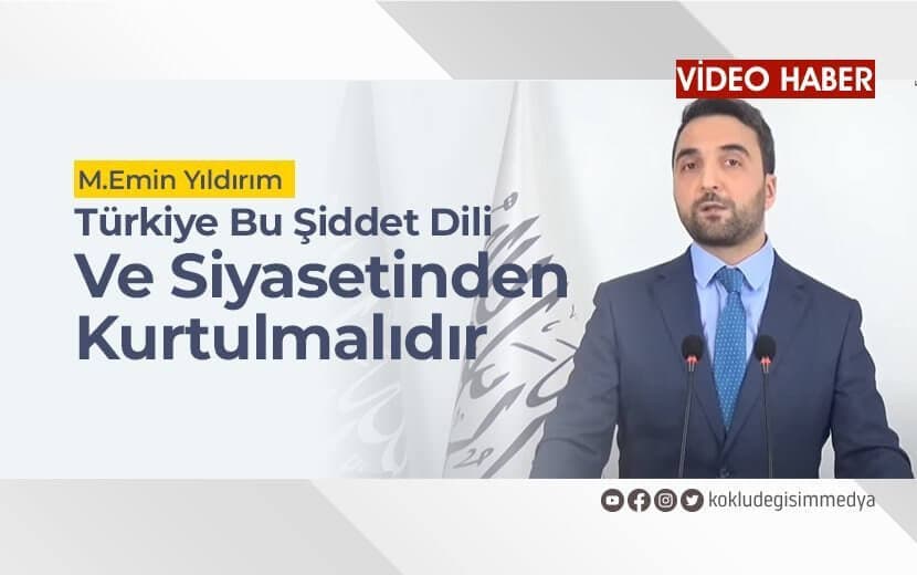 Türkiye Bu Şiddet Dili Ve Siyasetinden Kurtulmalıdır