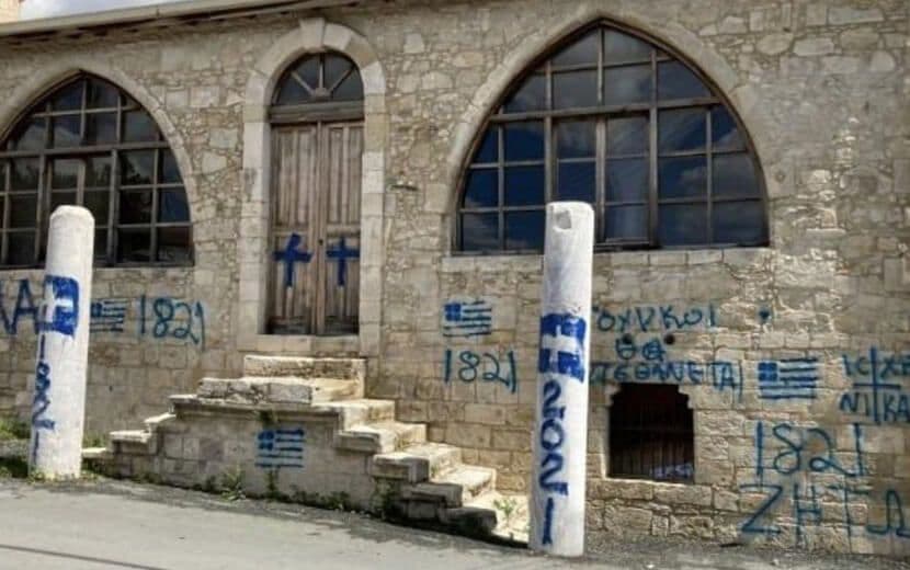 Güney Kıbrıs Rum Kesimi’nde Camiye Saldırı