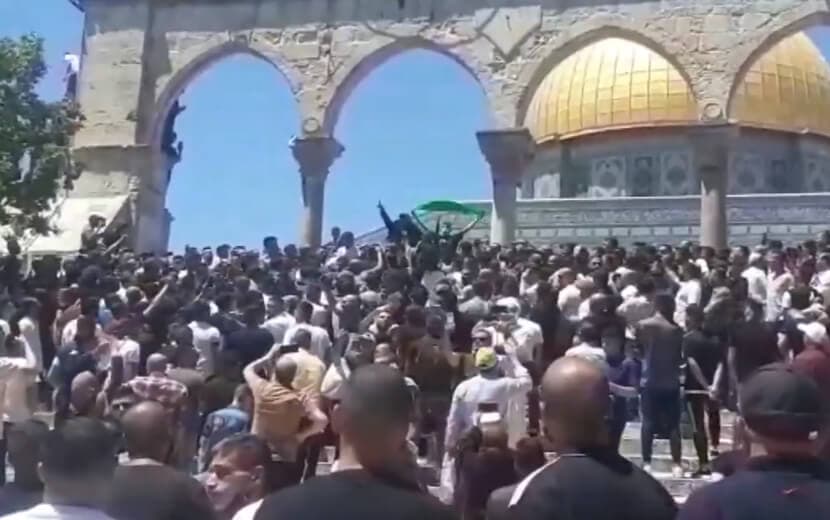 Mescid-i Aksa’da Protesto: "Biz Buradayız Erdoğan Neredesin?"