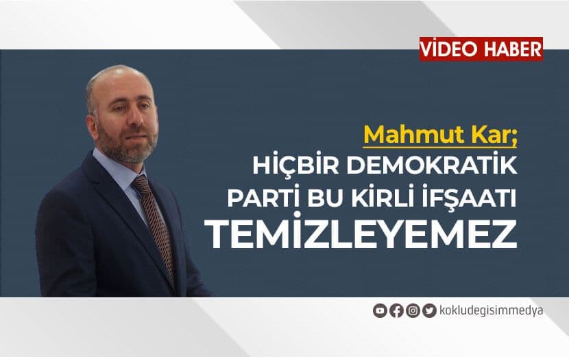 Hiçbir Demokratik Parti Bu Kirli İfşaatı Temizleyemez!