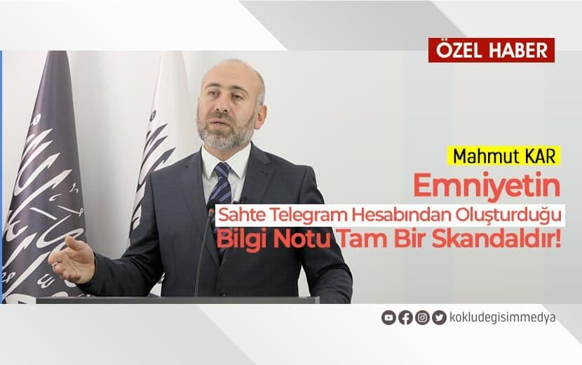 Emniyetin Sahte Telegram Hesabından Oluşturduğu Bilgi Notu Tam Bir Skandaldır