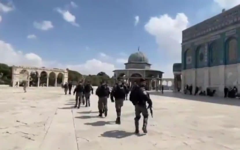 Gasıp Yahudi’den Tutuklulara Destek Gösterisini Dağıtmak İçin Aksa’ya Baskın