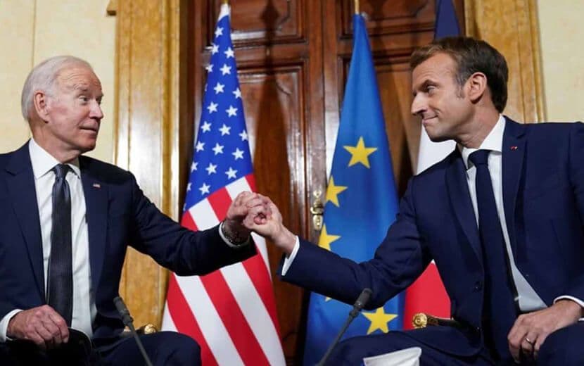 Biden ve Macron’dan AUKUS Krizi Sonrası İlk Görüşme