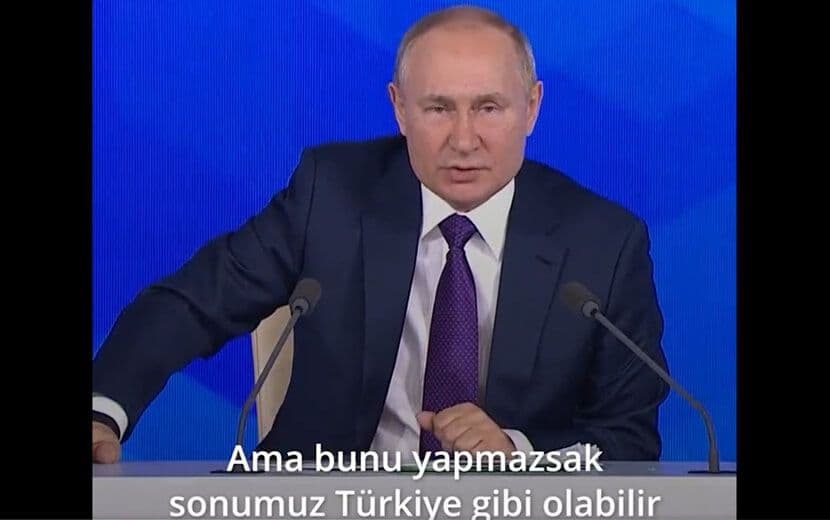 Putin, Türkiye’deki Olumsuz Tabloyu Göstererek Kendini Savundu