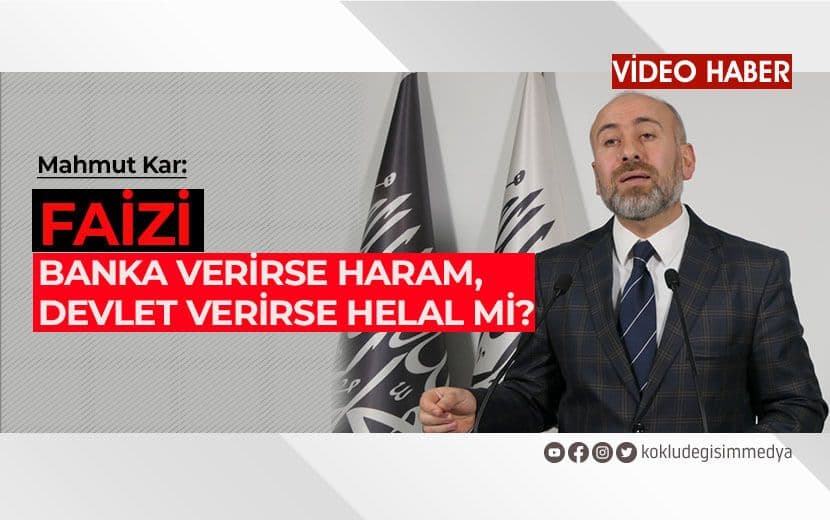 Faizi Banka Verirse Haram, Devlet Verirse Helal mi?