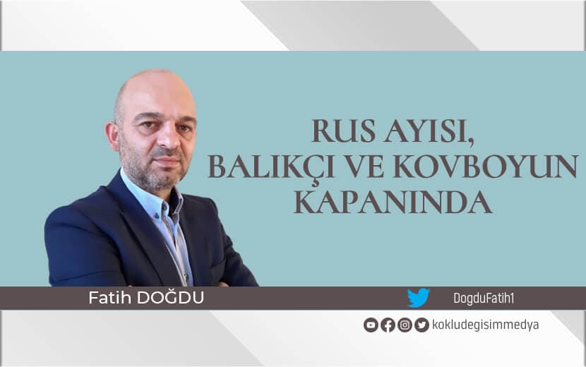 Rus Ayısı, Balıkçı ve Kovboyun Kapanında