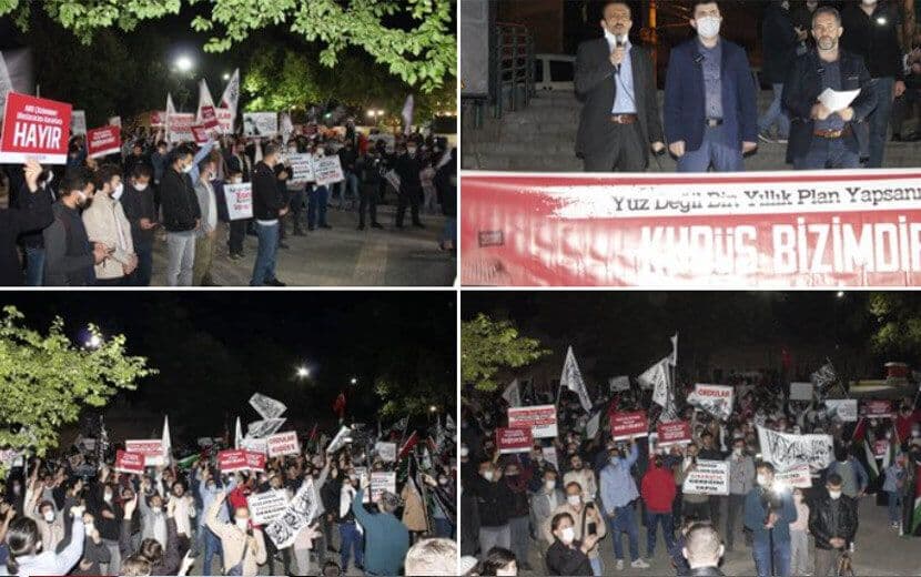 BURSALI MÜSLÜMANLARDAN FİLİSTİN’E VE MESCİD-İ AKSA’YA DESTEK