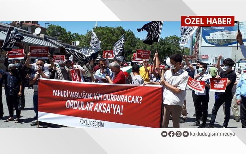 KONYA FİLİSTİNLİ KARDEŞLERİ İÇİN KIYAMDA