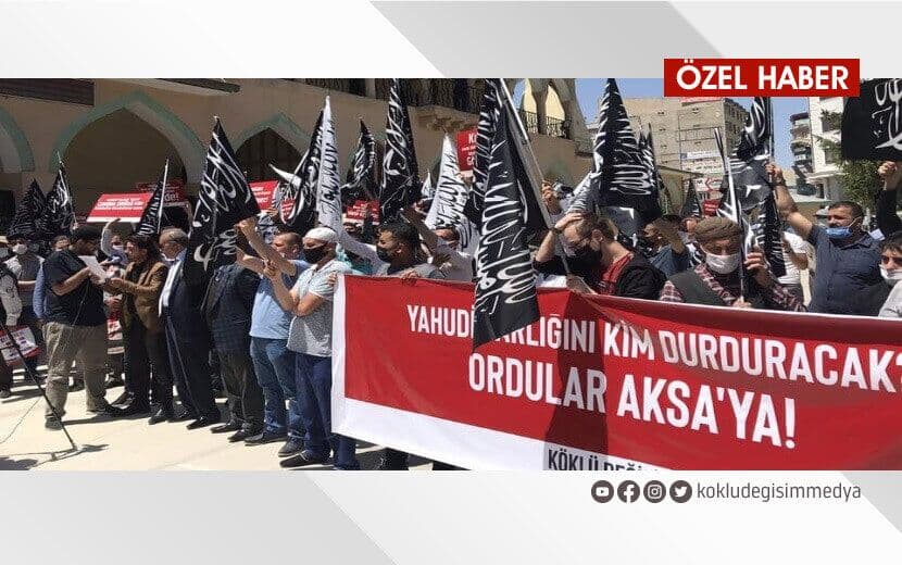 VAN’DA MÜSLÜMANLAR “KUDÜS BİZİMDİR BİZİM KALACAK” DEDİ