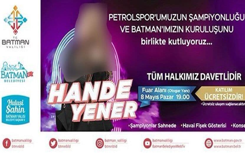 Batman Valiliği’nin Kadın Dansçı ve Şarkıcılı Kutlamasına Tepki