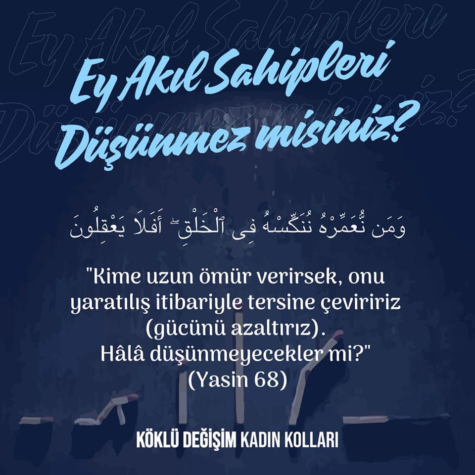 EY AKIL SAHİPLERİ DÜŞÜNMEZ MİSİNİZ?