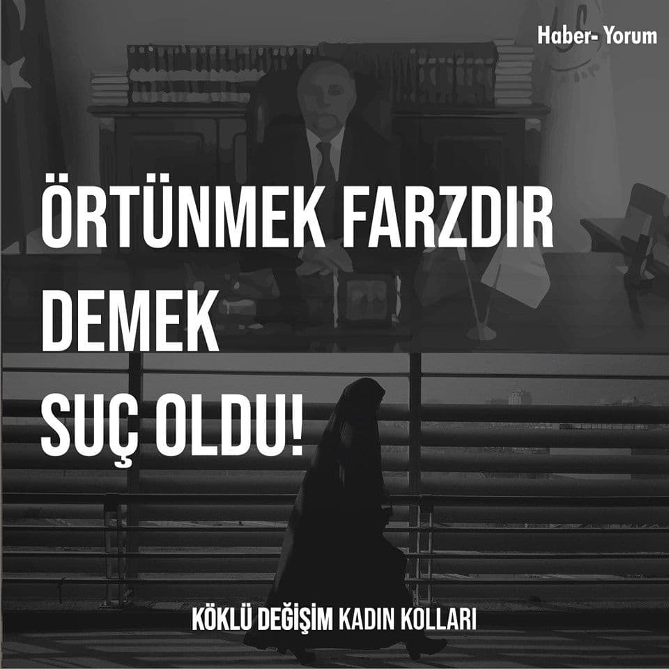 Örtünmek Farzdır Demek Suç Oldu!