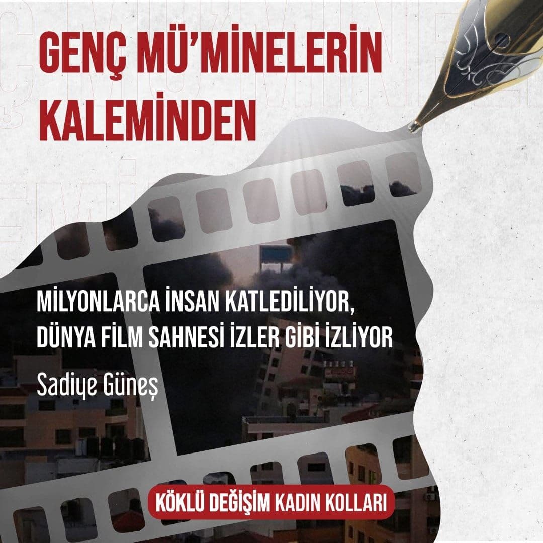 MİLYONLARCA İNSAN KATLEDİLİYOR, DÜNYA FİLM SAHNESİ İZLER GİBİ İZLİYOR
