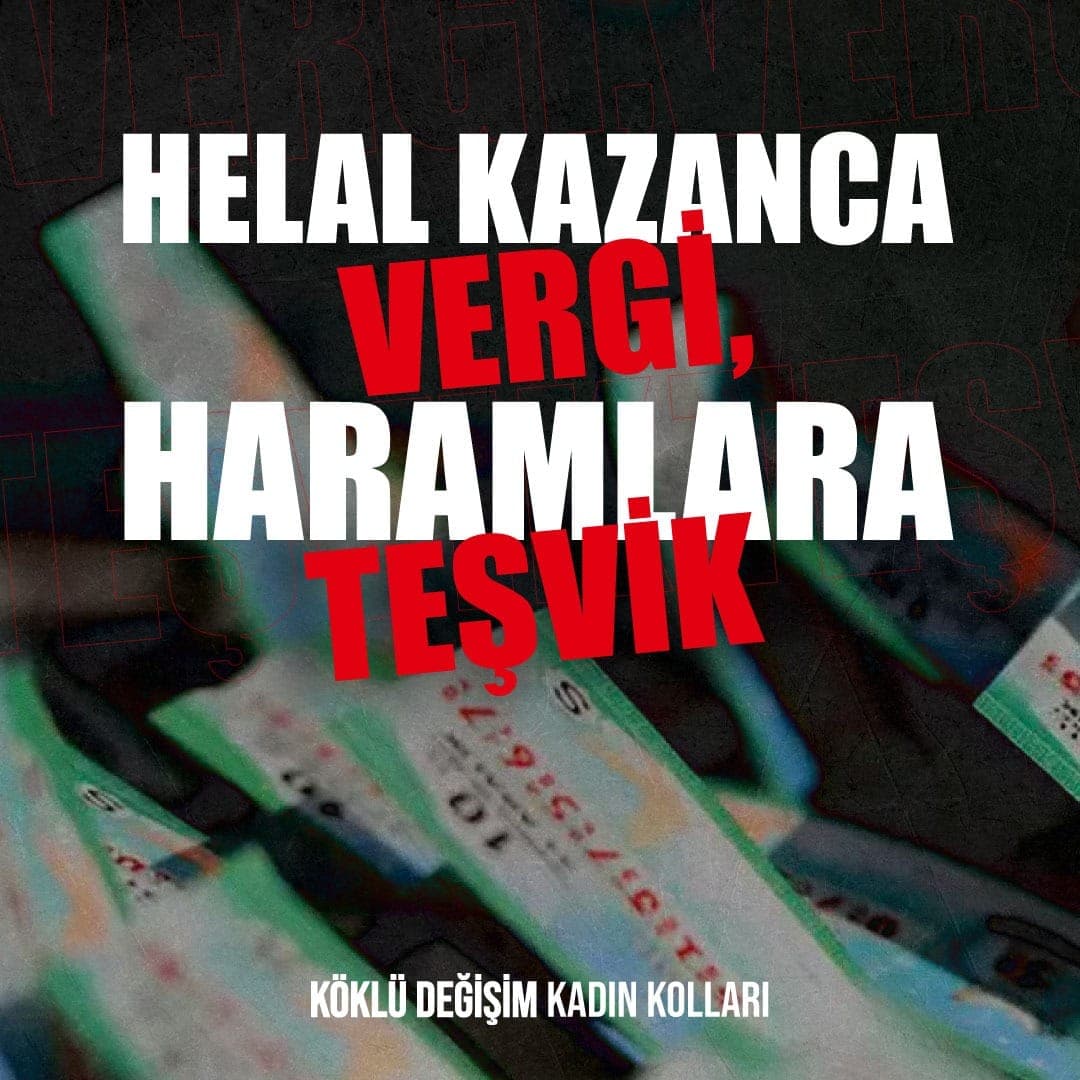 HELAL KAZANCA VERGİ, HARAMLARA TEŞVİK