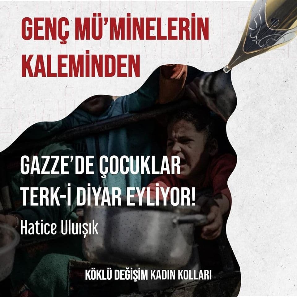 Gazze’de Çocuklar Terk-i Diyar Eyliyor!