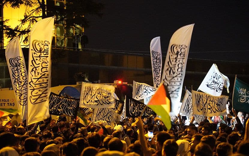 Yahudi Varlığının Levent’teki Konsolosluğu Önünde Ordular Aksa’ya Çağrısı Yapıldı