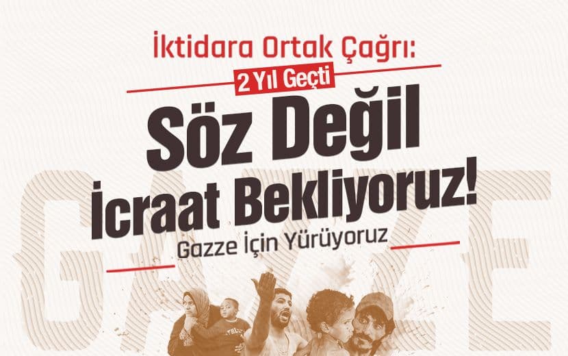  Gazze İçin Yürüyoruz