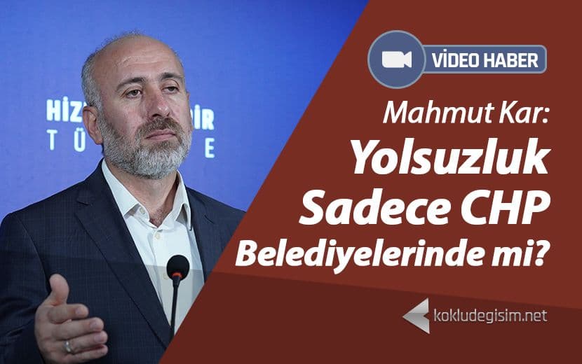 Yolsuzluk Sadece CHP Belediyelerinde mi?