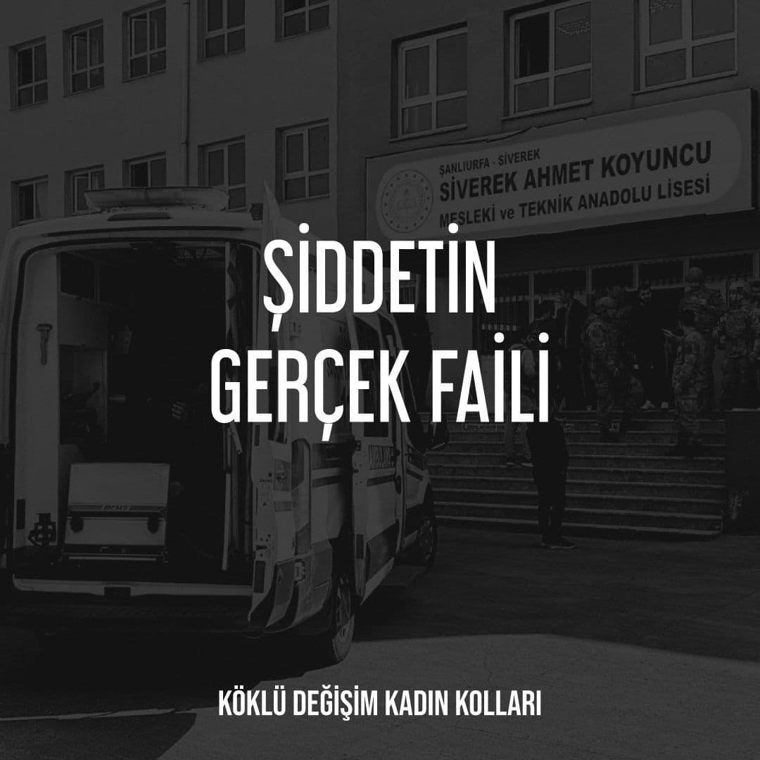 ŞİDDETİN GERÇEK FAİLİ
