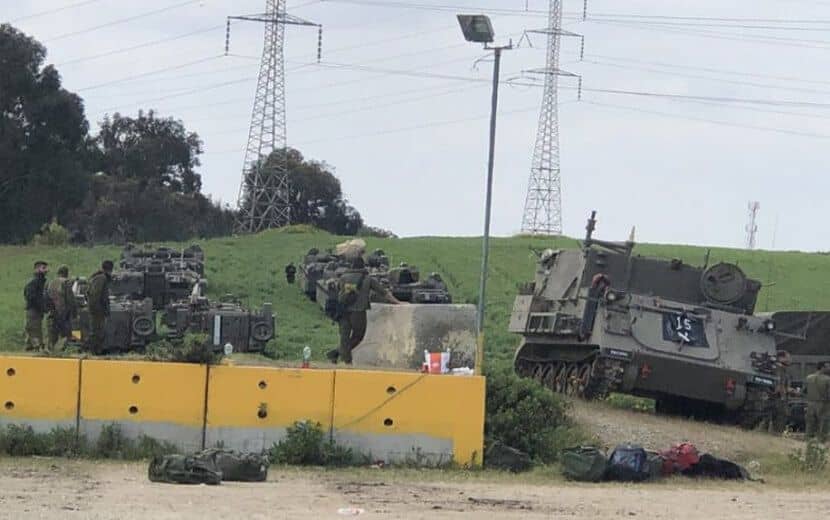 “İsrail” Gazze Sınırına Çok Sayıda Tank Konuşlandırdı