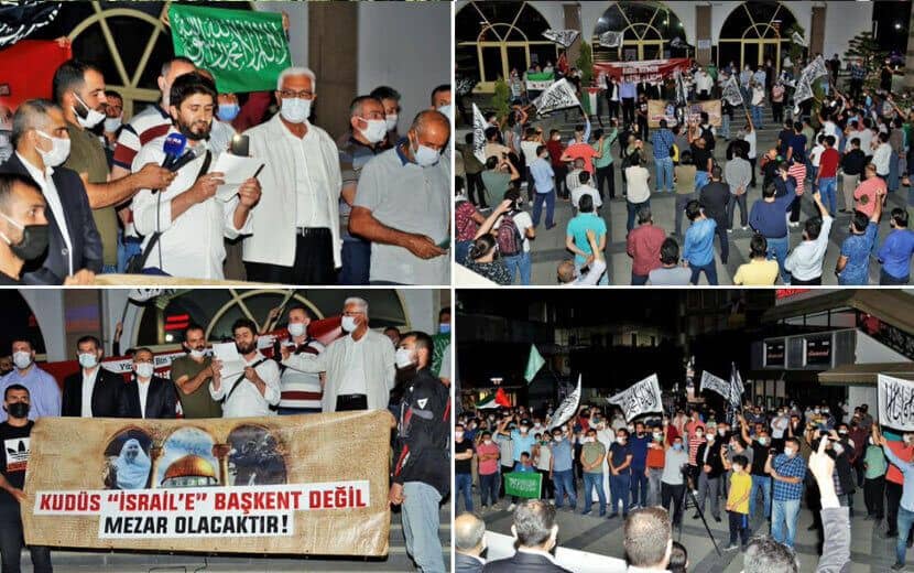 MERSİNLİ MÜSLÜMANLAR İLK KIBLEMİZ MESCİD-İ AKSA’YA SAHİP ÇIKTI!