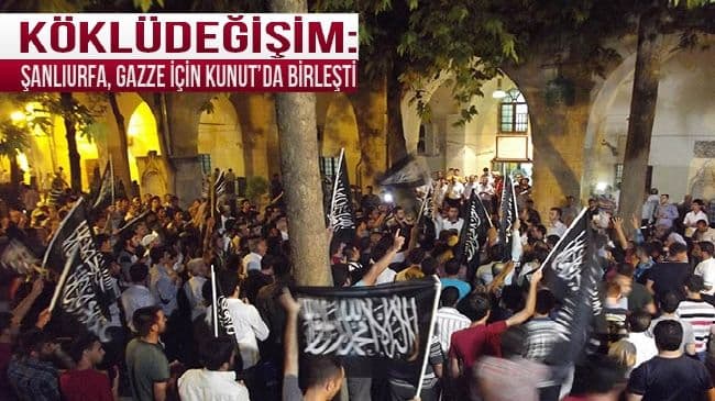 Şanlıurfa, Gazze için Kunut’da Birleşti