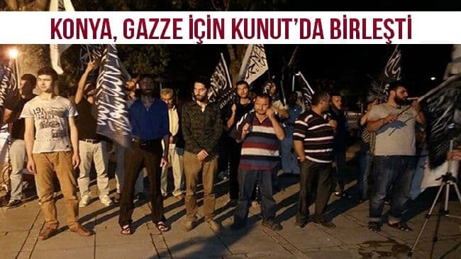 Konya, Gazze için Kunut’da birleşti