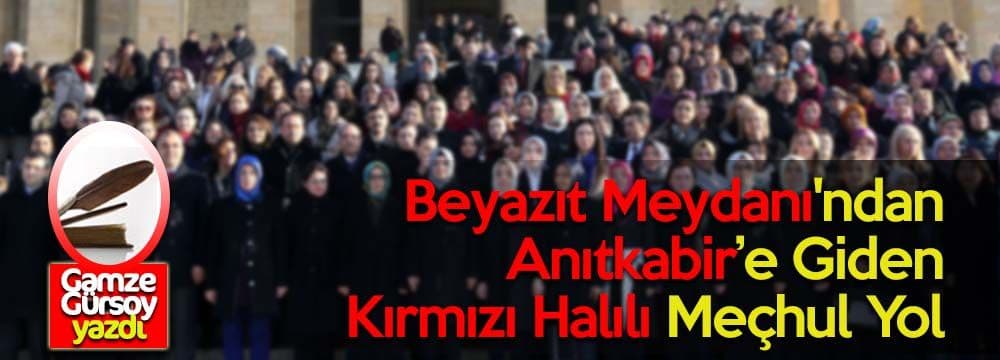Beyazıt Meydanı\'ndan Anıtkabir’e Giden Kırmızı Halılı Meçhul Yol