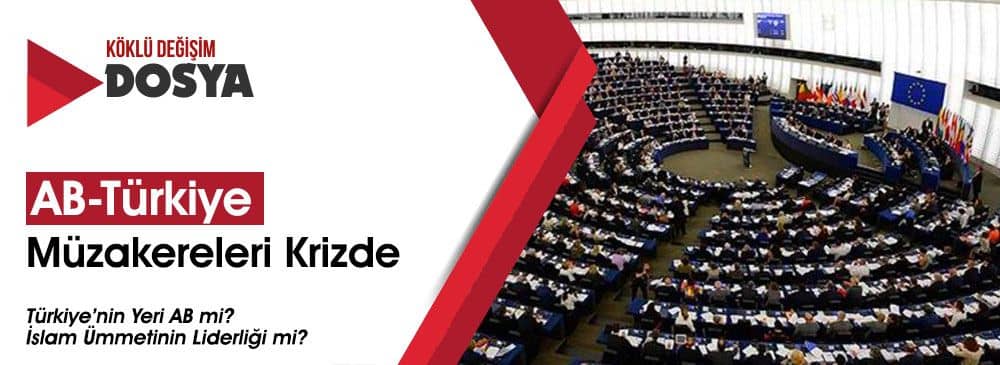AB'de Türkiye İle Müzakerelerin Durdurulması Talebi