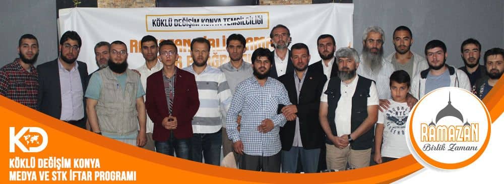 \'Ramazan Birlik Zamanı 2017\' Konya Medya ve STK İftarı Yapıldı